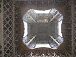 Paris - Eiffel tower looking up