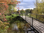 Fall colors on the bridge in Mt. Pleasant