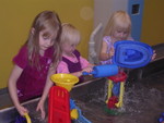 Fun at the water table