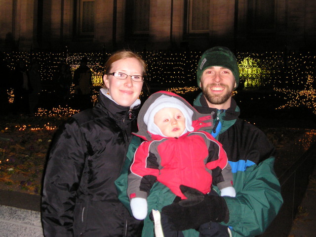 Our family at Temple Square