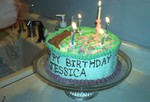 Jessica's 6! Cake