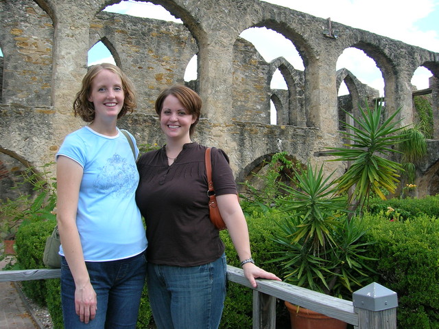 Me and Mary and the cool arches.