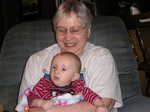 Sitting with Grandma Kerr