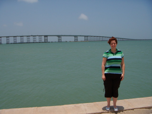 Bridge to the "forbidden" isla - Padre Island! Of course we went even if just to say we went!