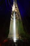 Ruby Falls, an underground waterfall in Chattanooga.