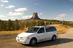 The vacation van at Devil's Tower