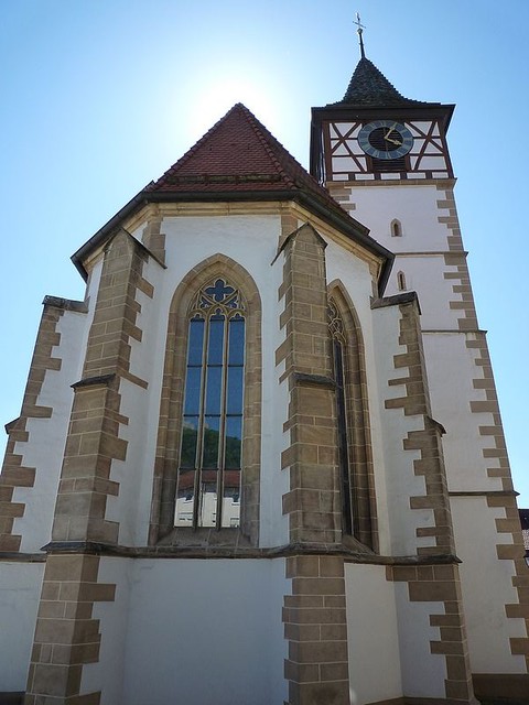 Martin Evangelical church in Neuffen center
