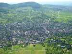 Neuffen city from Hohennuffen castle