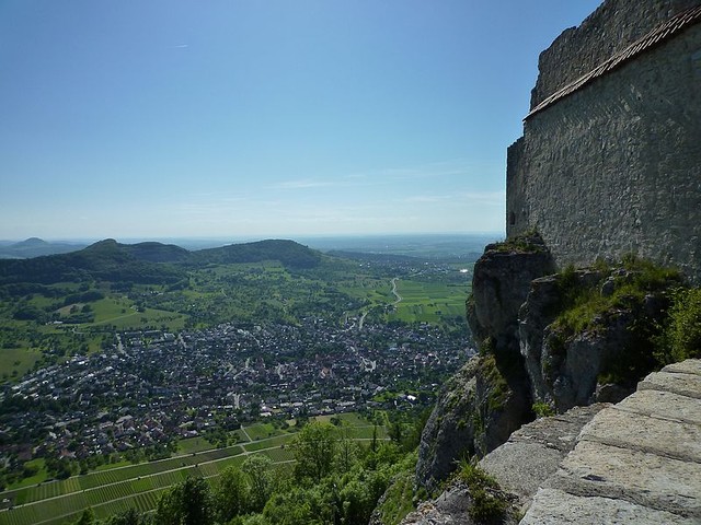 Neuffen from Hohennuffen castle