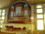 Local church organ pipes
