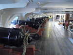 iron sides' gun deck