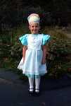 dory as Alice (but with her birthday crown from school, not un-birthday)