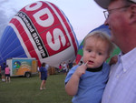 Bryan lollipop and balloons