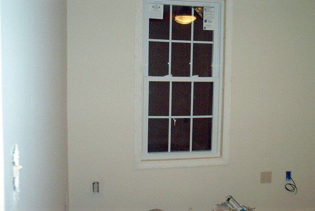 Office New Window with Molding In