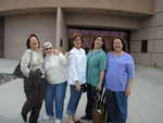 All of us in Vegas outside the Summerlin library where Shelly's play was held.