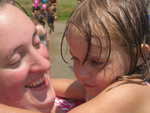 Liz and Sarah wet