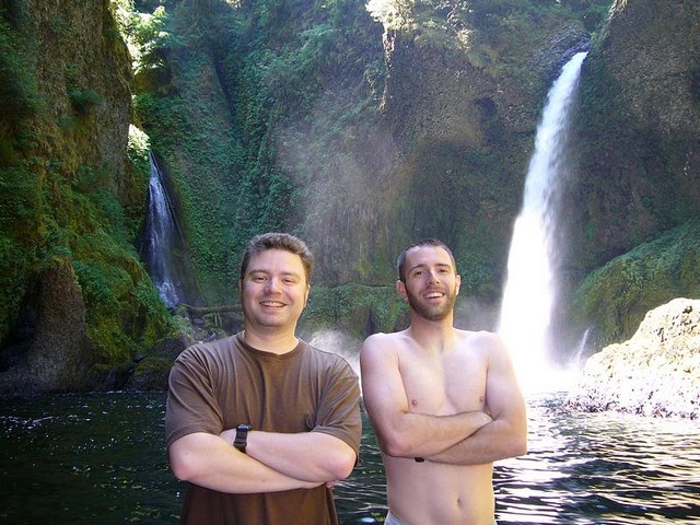 Aaron & Dave at Metlako Falls
