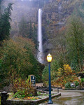 One of Aaron's really professional pictures, this one of Multnomah Falls.