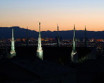 The Las Vegas temple.  I like the way Moroni seems to be calling all the sinners on the strip to repentance!