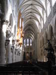brussels cathedral inside