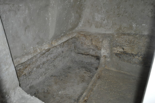 Inside the garden tomb