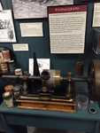 Tin foil phonograph in Menlo Park Museum.