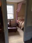 Guest bedroom in Hale home.  Joseph and Emma would have stayed here before moving into their own home.