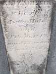 Elizabeth Hale tombstone