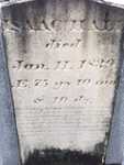 Isaac Hale original tombstone