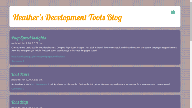 Development Tools Blog