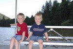 Toric and Kyton on the dock