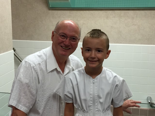 Thomas and Grandpa. Baptism day   2015-08-01
