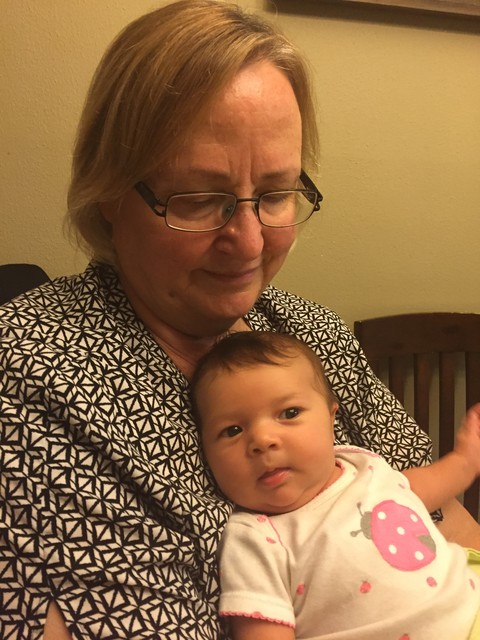 Molly hanging out with Grandma   2015-09-06