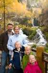Family Picture at Roughlock Falls, South Dakota