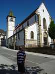 Me at Martin Evangelical church in Neuffen center