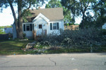 front with the tree down